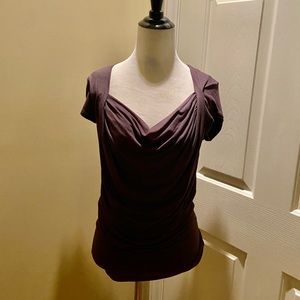 Charcoal short sleeve cabi shirt